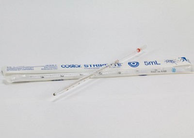 Pipette verre et plastique